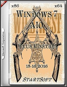 Windows 7 AIO x86 x64 Plus MInstALL StartSoft 15-16 2016 [Ru]
