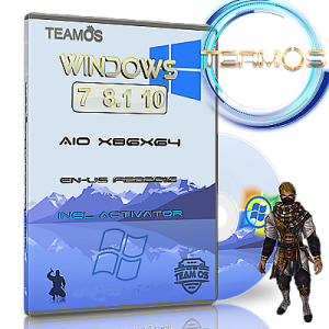 Windows 7-8.1-10 Aio 6in1 March т.2 Incl Activator by TEAM OS (x86-x64) [En] (2016)