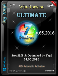 Windows 7 Ultimate Stop SMS Optimized by Yagd v.05.2016 (x64) [Ru] (24.05.2016)