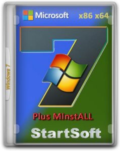Windows 7 Ultimate SP1 x86/x64 Plus MInstAll StartSoft 24-2016 (2016)