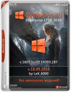 Windows 10 Enterprise LTSB 2016 v1607 / by LeX_6000