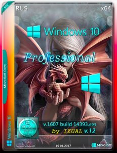 Windows 10 Professional 14393.693 v.1607 by IZUAL v.12 (x64) (2017) [Rus]