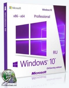 Windows® 10 Professional VL x86-x64 1809 RS5 RU by OVGorskiy® 02.2019 2DVD