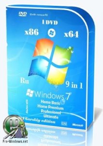 Windows 7 SP1 x86/x64 Ru 9 in 1 Origin-Upd 02.2019 by OVGorskiy® 1DVD