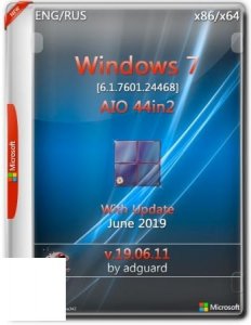 Windows 7 SP1 Build 7601.24468 with Update June 2019 by adguard