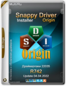 Snappy Driver Installer Origin R742 / Драйверпаки 22.03.5 [Multi/Ru]